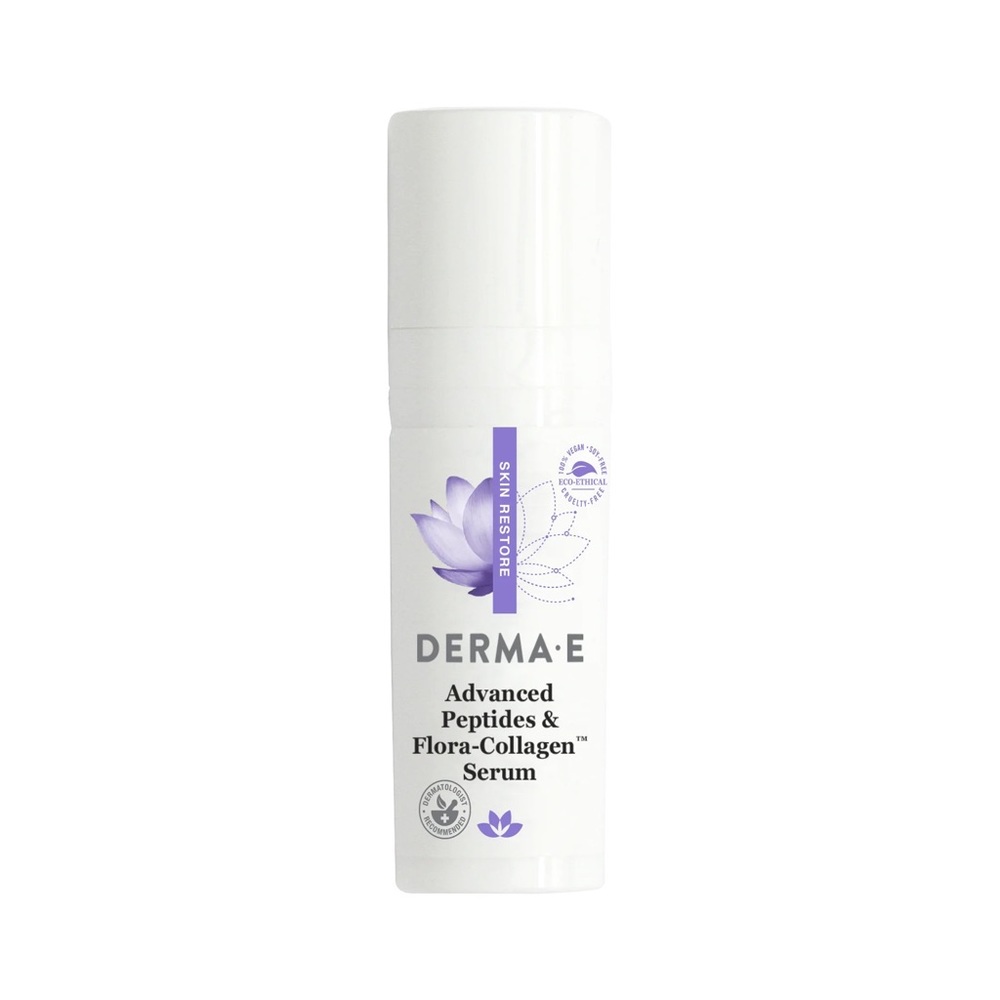 DERMA E Advanced Peptides and Flora-Collagen Serum .5 fl oz/15 ml — NEW!!